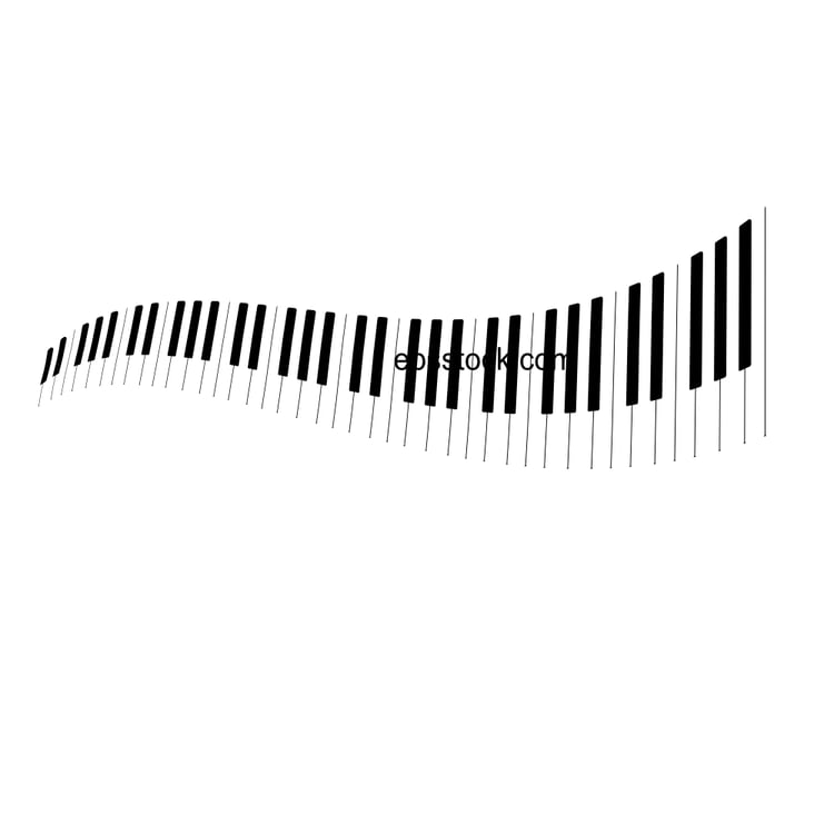 Piano keyboards logo