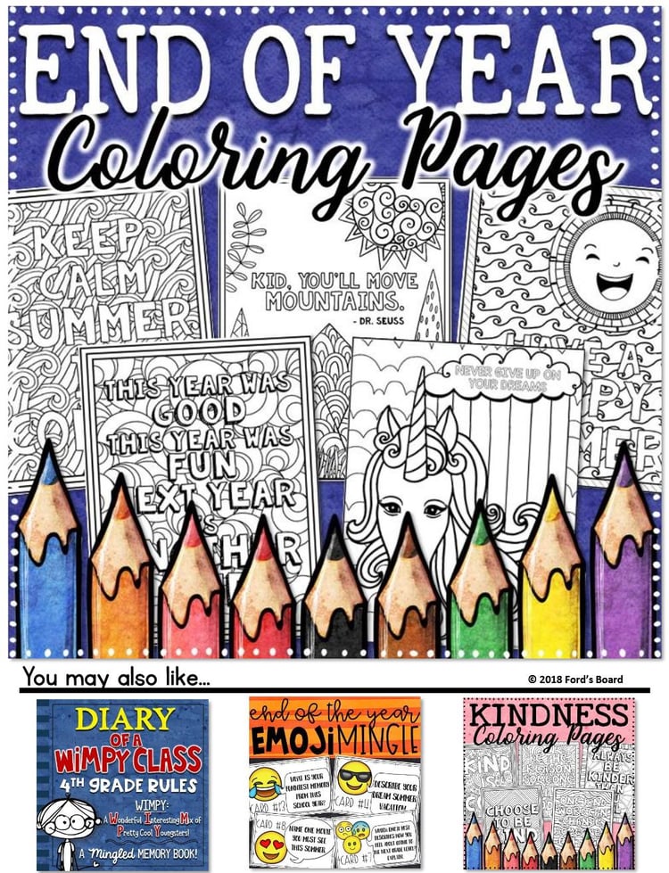End of the Year Coloring Pages | Summer Coloring Sheets | Summer Coloring Pages