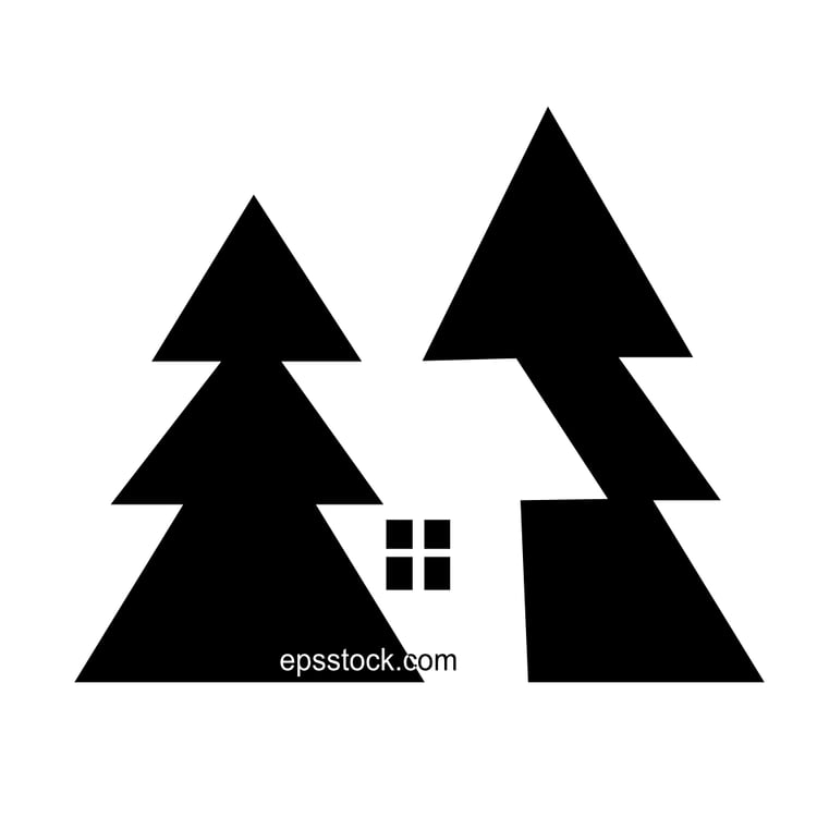 Pines Cabin Logo