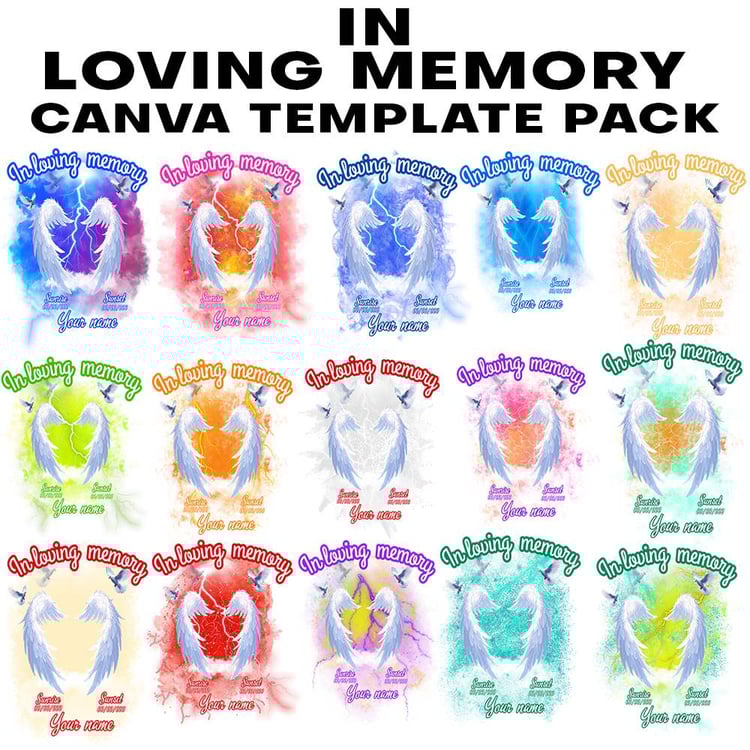 in loving memory template, funeral program canva, memorial template bundle, obituary canva template, celebration of life template, editable funeral program, memorial flyer design, remembrance template, printable memorial, obituary layout, funeral digital 