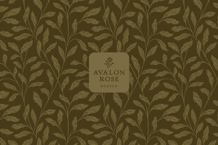 seamless surface pattern design features vintage-inspired climbing vines, historical color options