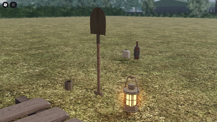 Detailed Roblox trench battlefield props