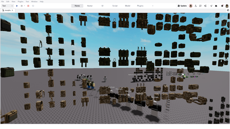 Realistic Roblox soldier equipment collection