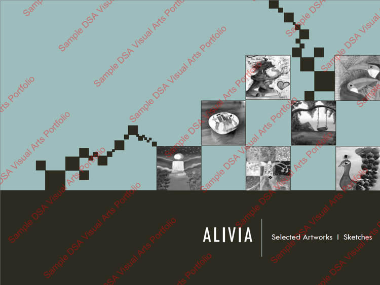 Sample Portfolio for DSA Visual Arts - Cover Page