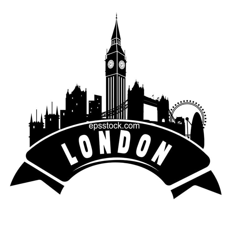 london skyline emblem