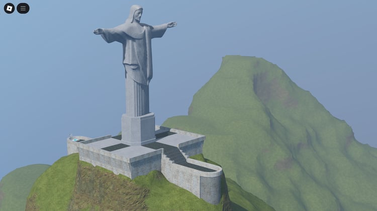 Rio Janeiro roleplay city map overview aerial view Roblox