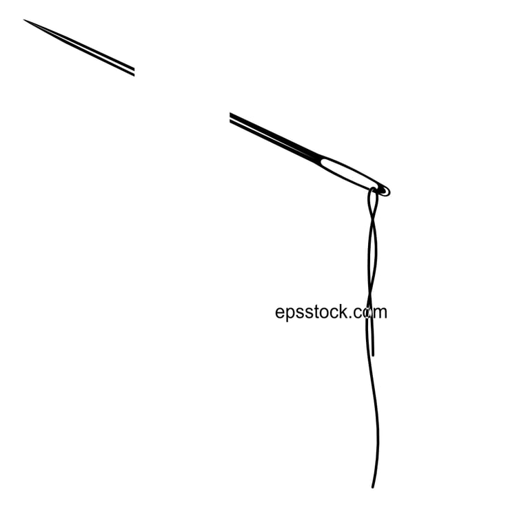 attached sewing needle