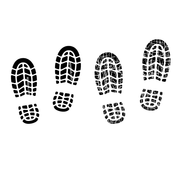 shoe print emblem