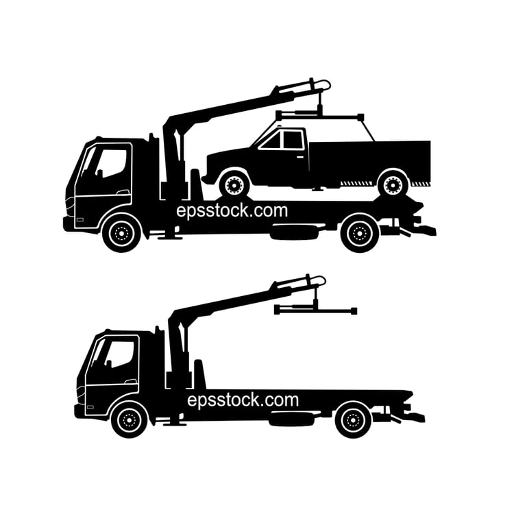 Car Towing Truck
