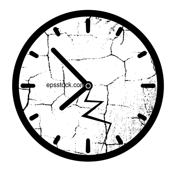 broken clock,stopped time