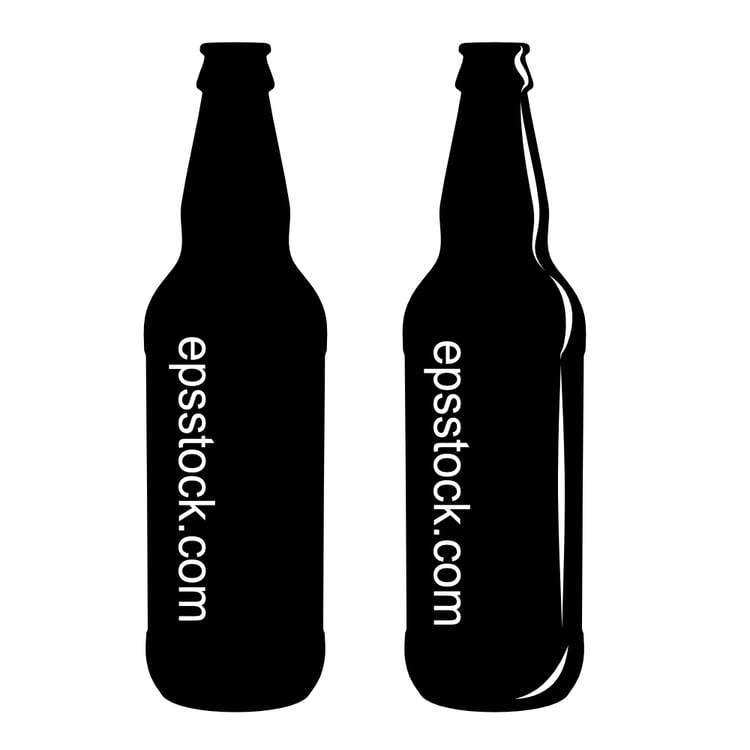 500ml Tall Amber Glass Beer Bottle