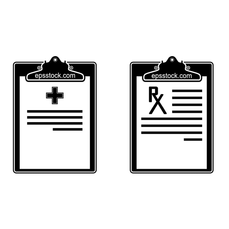 Medical recipe symbol