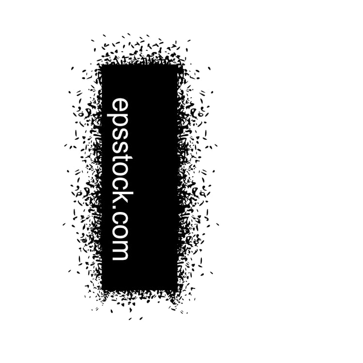 letter I with Spray Paint Drips