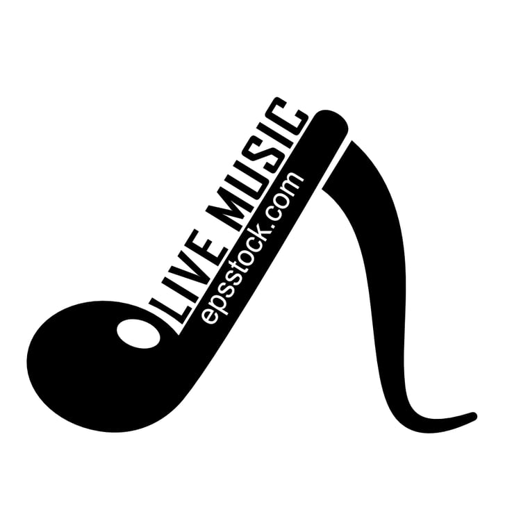 Live Music Concert emblem