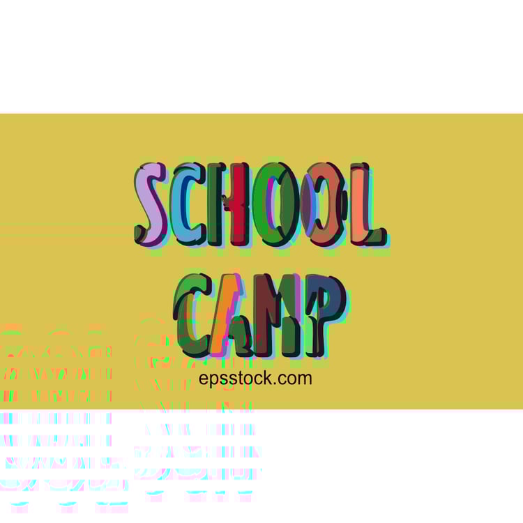 School Camp Text Effect