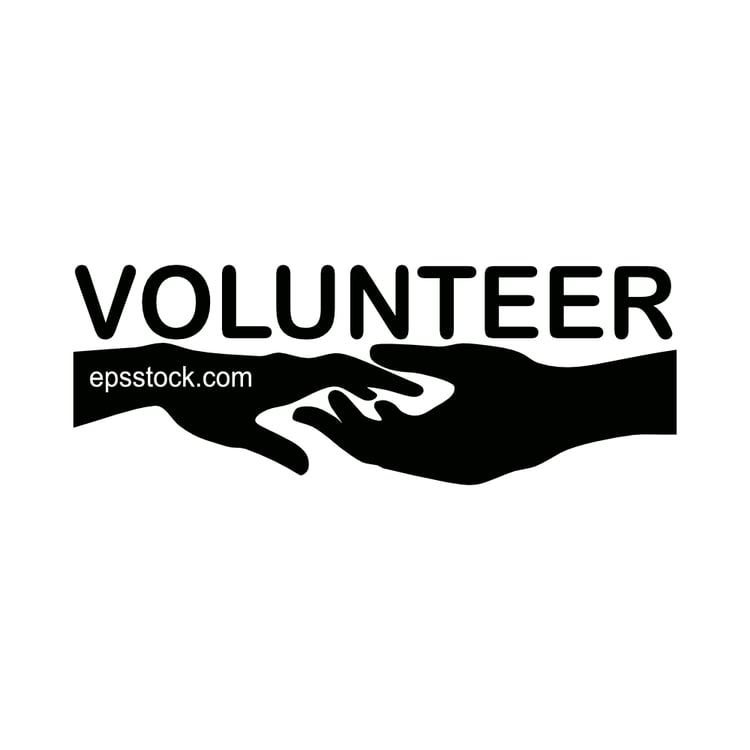 Volunteers' hands