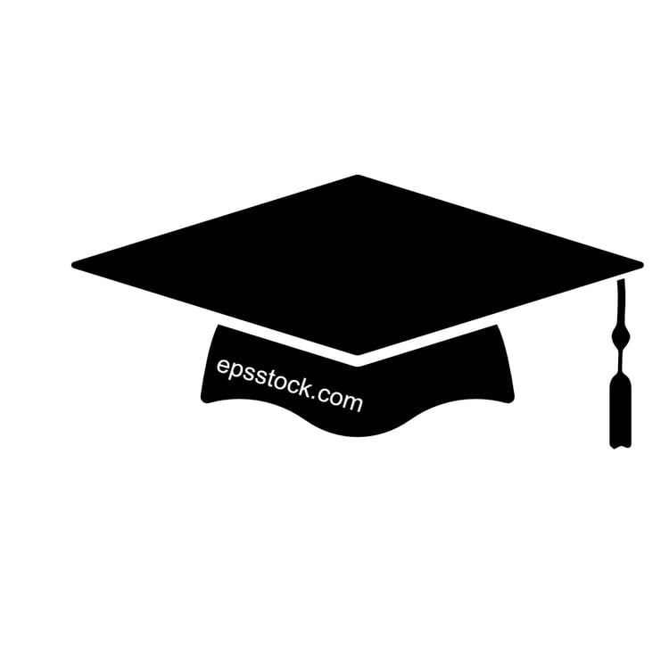 Graduation cap symbol