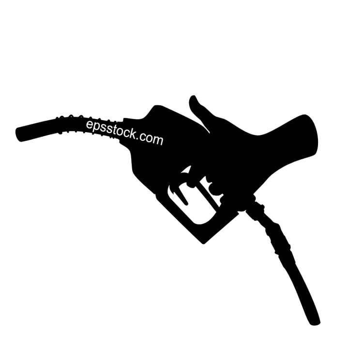 Gas Pump Nozzle in hand