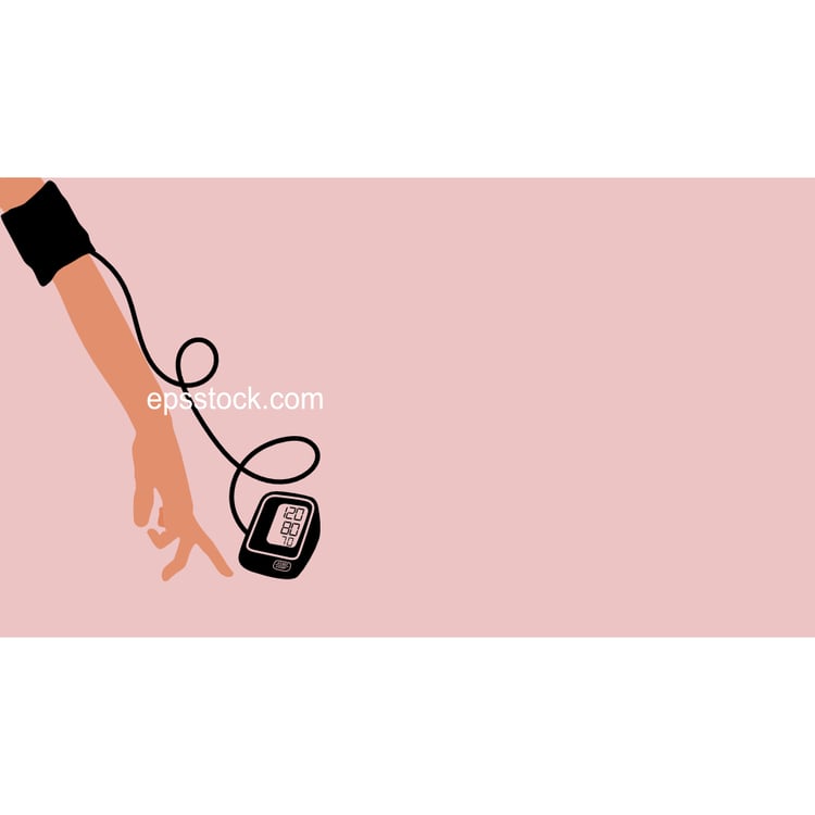 checking arterial blood pressure