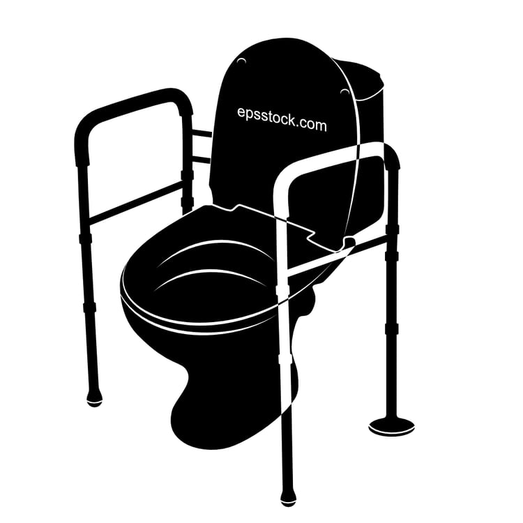 Toilet Safety Rail emblem