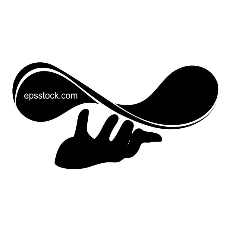 Hand of Chef Throwing Pizza Dough in the air