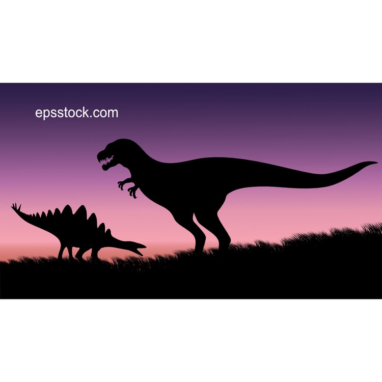 Stegosaurus vs tyrannosaurus rex