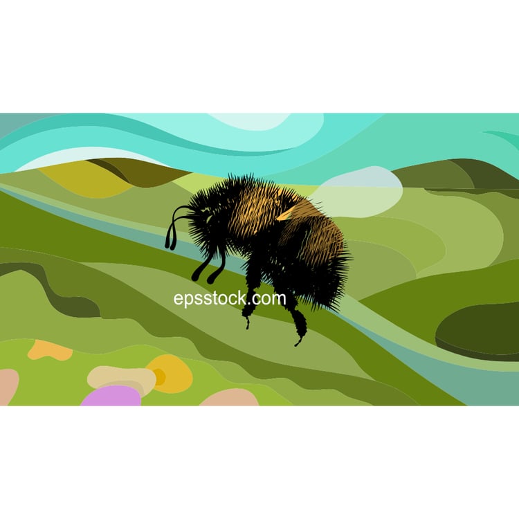 landscape with Bumblebee