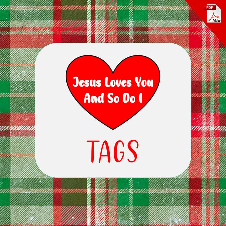 Jesus Loves You Tags (Free PDF Download)