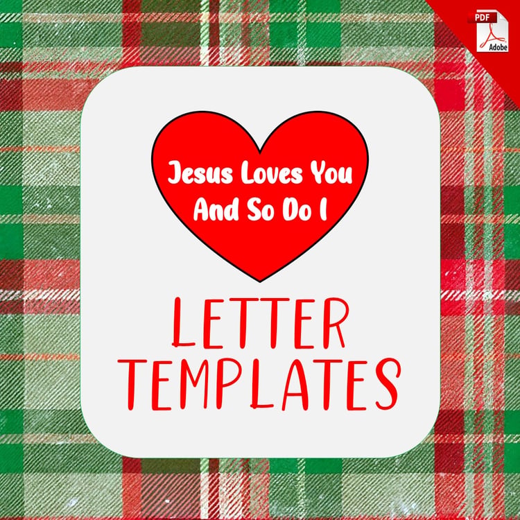 Jesus Loves You Letter Templates (Free PDF Download)