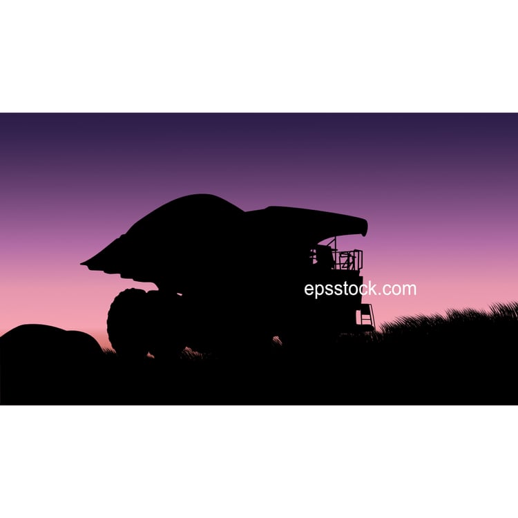 Large dump truck at a quarry