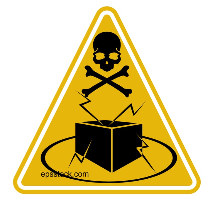 Electric Danger sign