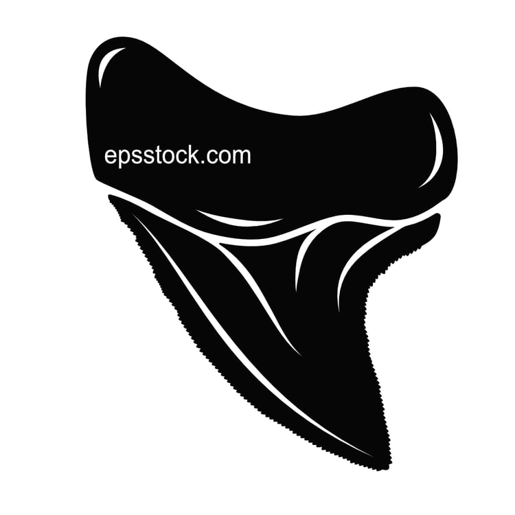 Shark tooth emblem