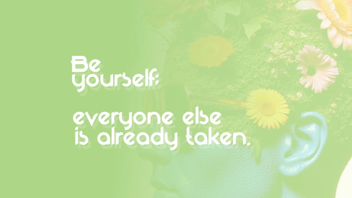 Be yourself; everyone else is already taken quote desktop  wallpaper