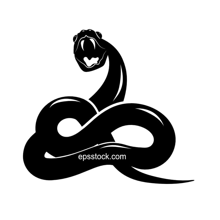 snake with open mouth