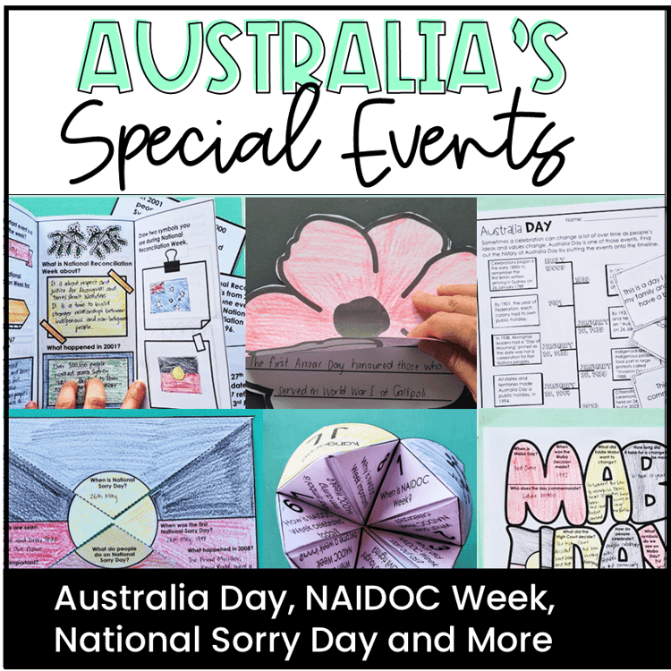 Hands-on activities for Australias special events