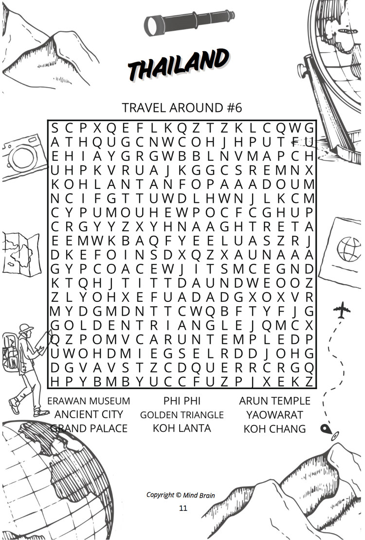 Word Search Travel Collection