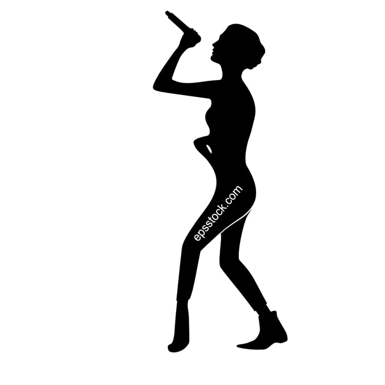 female singer on stage