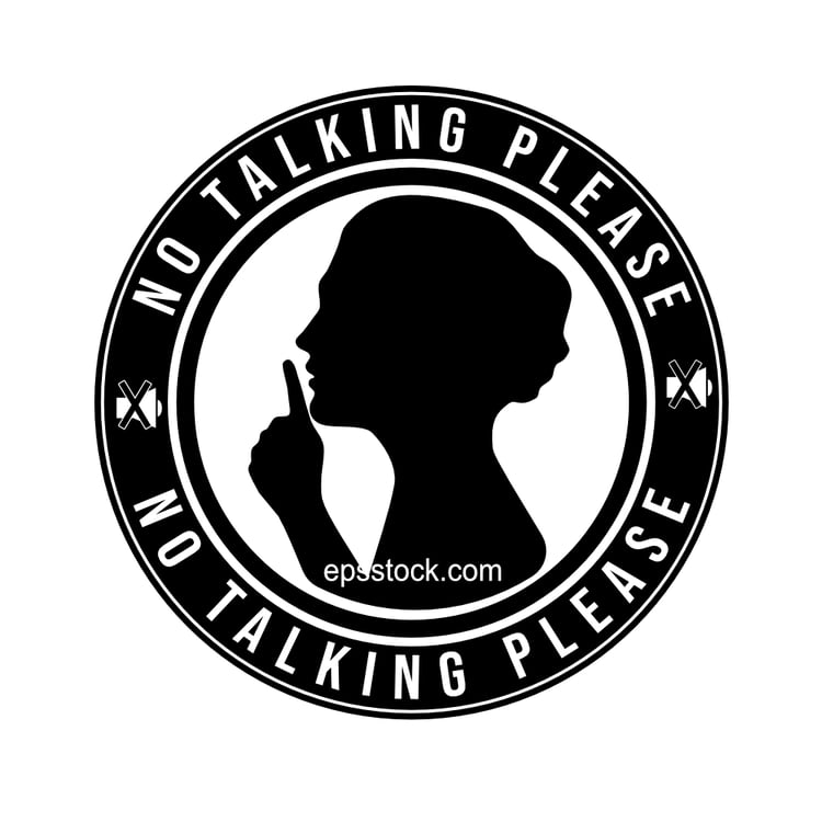No talking sign