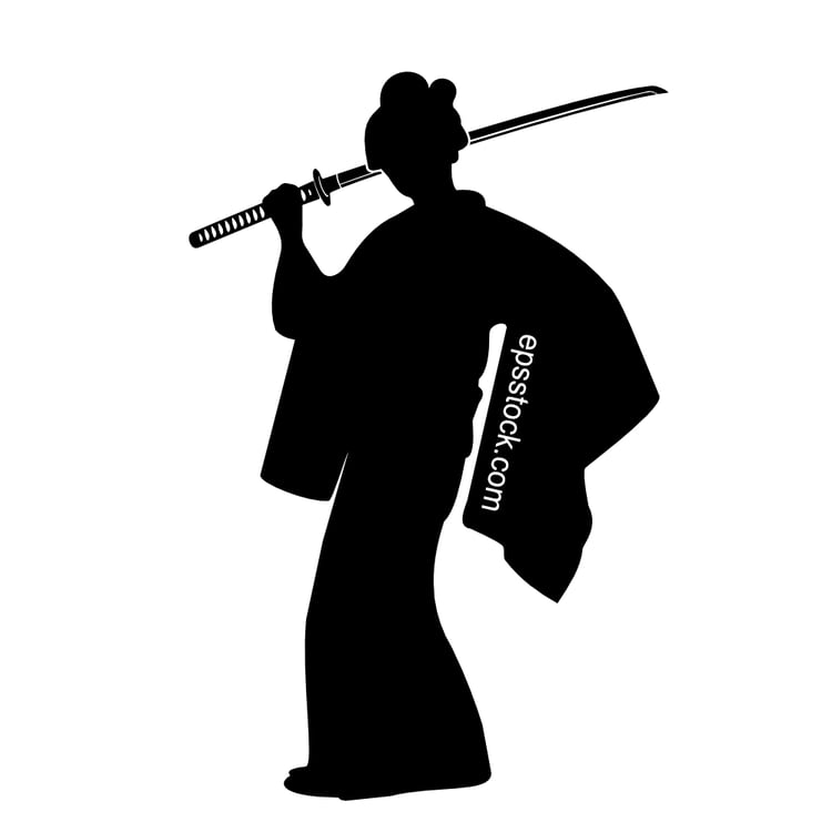 geisha with sword