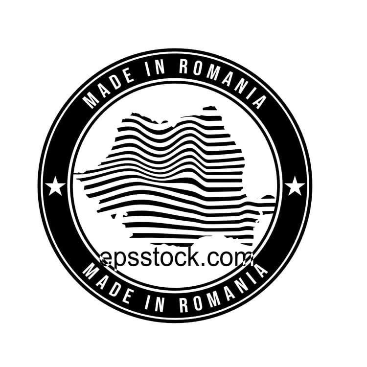 made in Romania stamp