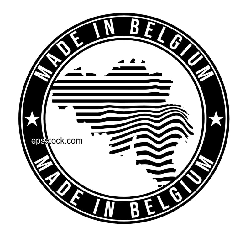 made in Belgium stamp