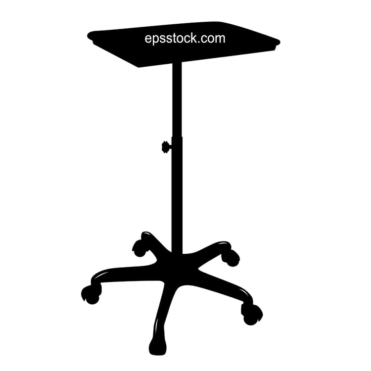 Mobile Styling Trolley Stand