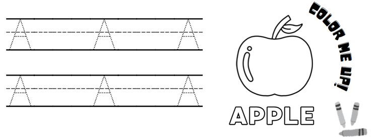ABC Tracing Letters and Coloring for Kids