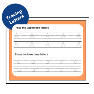 ABC Tracing Letter for Kids