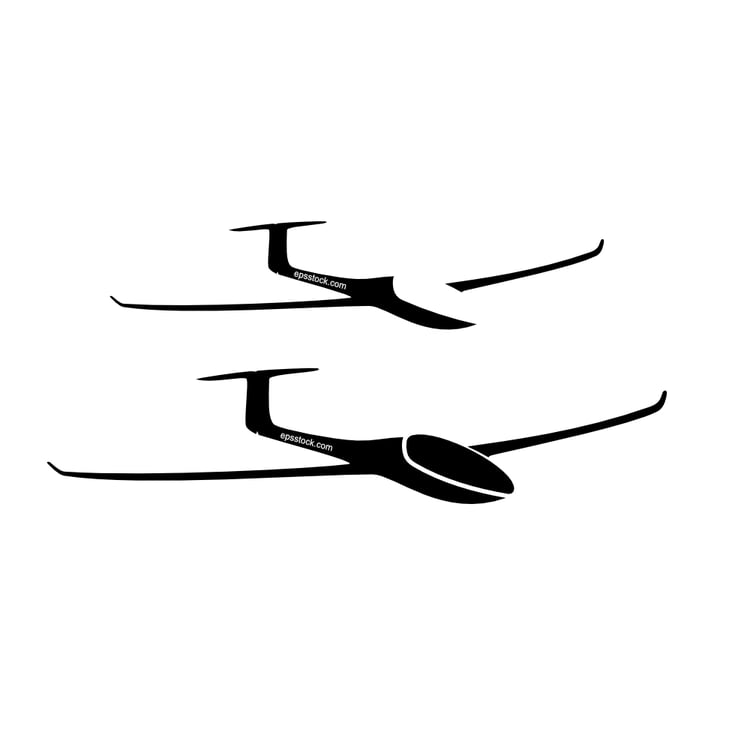 Gliding sailplane