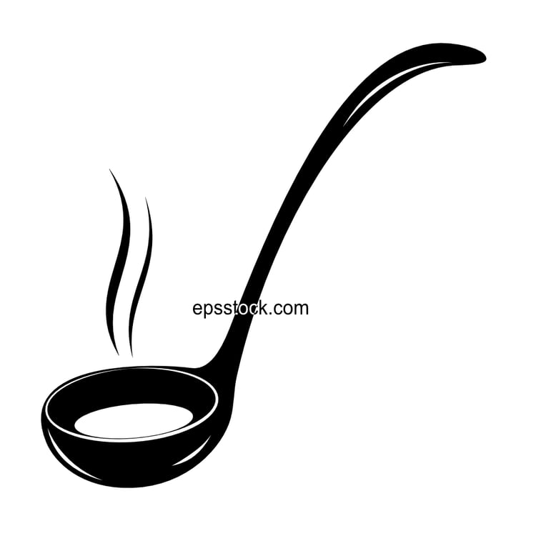 kitchen soup ladle emblem