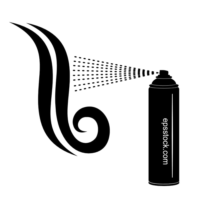 hair spray fixation