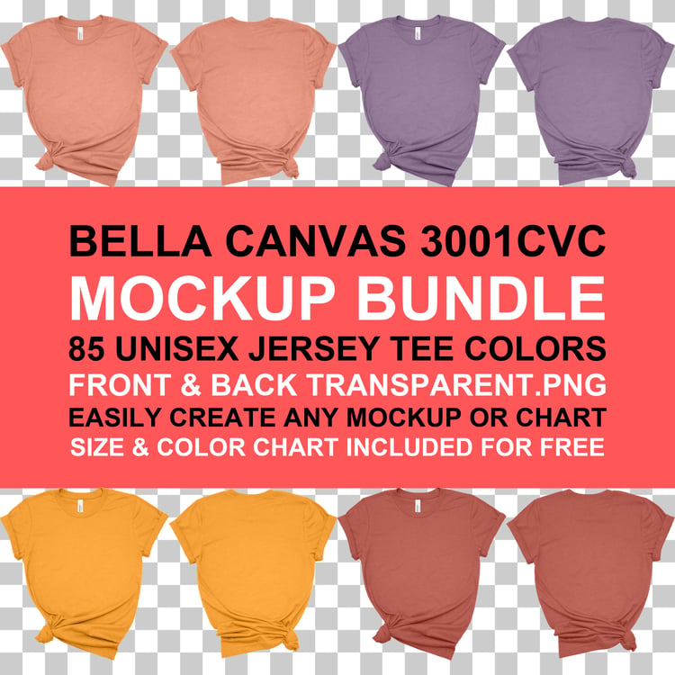 Lay Front Next Level 6200 Festival Tee Flat Lay Front Back PNG Mockup Bundle