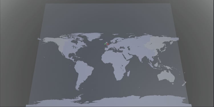 Free Roblox subdivided world map model for strategy games