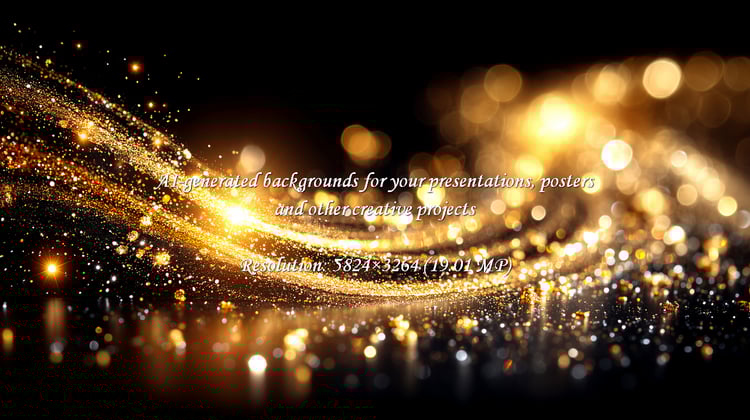 Add a touch of magic with this stunning golden glitter explosion! Perfect for festive celebrations, luxury brands, and designs that demand elegance and sparkle. A vibrant, eye-catching background.